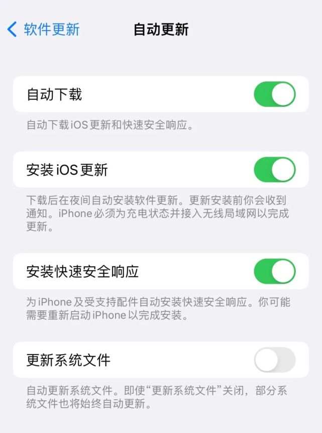 昌化镇苹果手机维修分享苹果快速安全响应更新有必要安装吗 